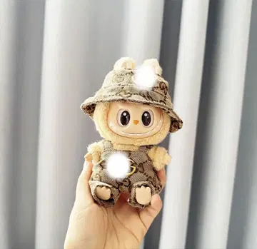 labubu 라부부 봉제 인형 옷 마크 오버롤 2
