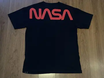NASA 티셔츠 블랙 L 사이즈 가슴 등 빅 프린트 비원 서울