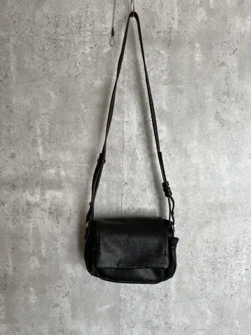 ZARA 가죽 숄더백 블랙