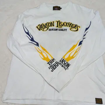 vanson 긴팔 티셔츠