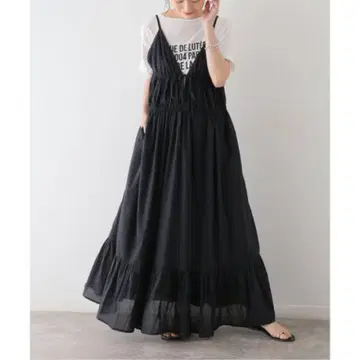 crinkle crinkle crinkle front slit 원피스