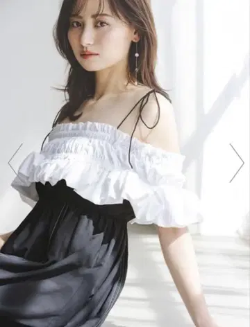 SNIDEL 오프숄더 프릴 원피스