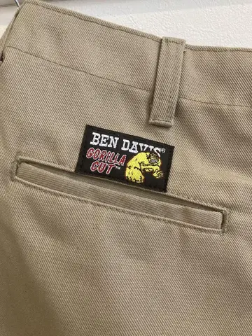 BEN DAVIS/GORILLA CUT/팬츠 34/카키/새상품급