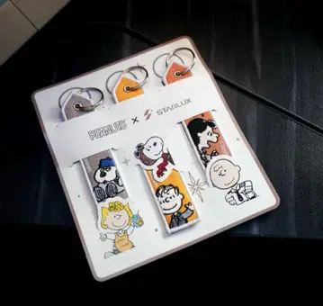PEANUTS x STARLUX 플라이트 택 3세트