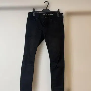 DENHAM 블랙 데님 팬츠