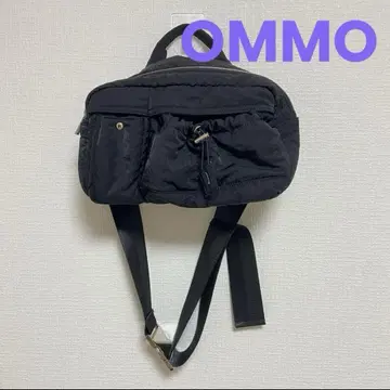 OMMO 블랙 바디백 2way 숄더백