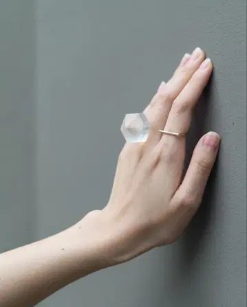 SIRISIR Double Ring SUGAR CUBE 골드 9호