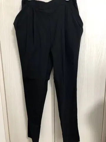 miccar 블랙 스트레치 조퍼 팬츠 허리밴딩