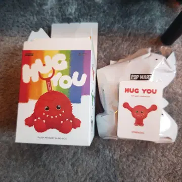 POPMART INSTINGTOY HUGYOU 오렌지 컬러 키링