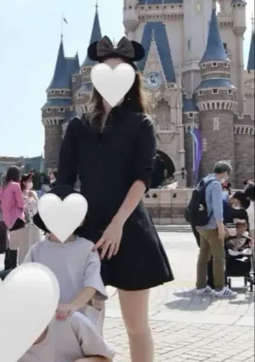 블랙 셔츠 원피스 긴팔