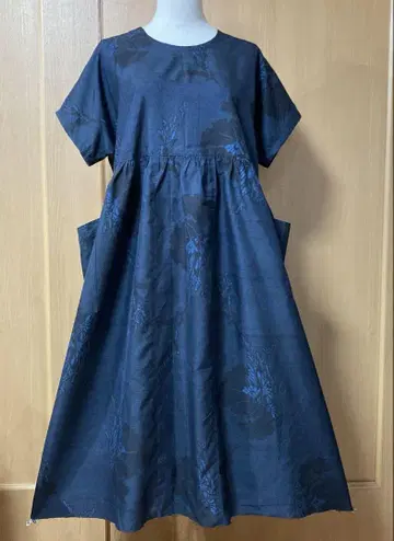 60 기모노 리메이크 오시마 명주 개더 원피스