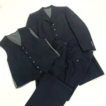 모닝 웨딩 수트 3점 세트 턱시도 와타베 웨딩 M 블랙