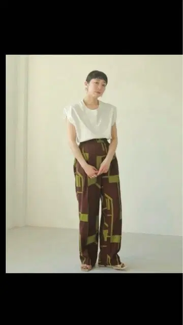 투데이풀 TODAYFUL Geometric Tuck Trousers