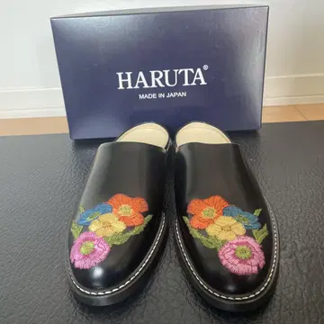 HARUTA TG852 블랙 사보 샌들 26.5cm