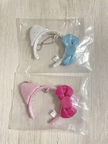 산리오 시크릿 미니 머리띠 키티 세트 머리띠