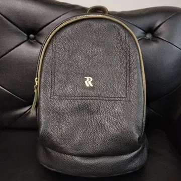 가죽 백팩 블랙 BRUNO ROSSI Made in Italy