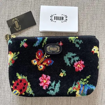 새상품 FEILER 하이디 파우치 블랙