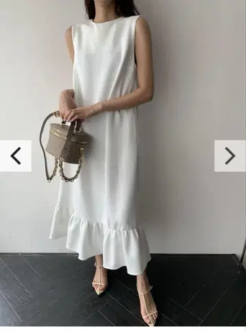 Charlotte Ribbon dress 화이트 birthdaybash