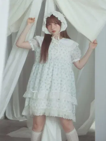 merry jenny 후르츠 지퍼 콜라보 미니 원피스 하야세 노엘