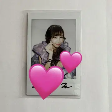 나카가와 루나 사인 포함 폴라로이드 HMV 모바가챠