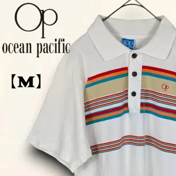 OP/오션 퍼시픽 MIX 보더 피케 셔츠