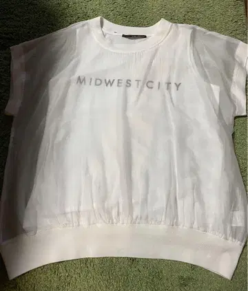 MIDWESTCITY 프린트 반팔 티셔츠