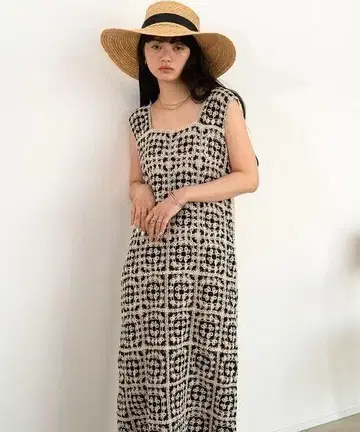 Bab 크로셰 롱 원피스