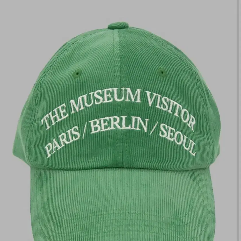 【THE MUSEUM VISITOR】KUNST BERLIN BALLCAP GREEN THE MUSEUM VISITOR | 더뮤지엄비지터 The Museum Visitor Ball