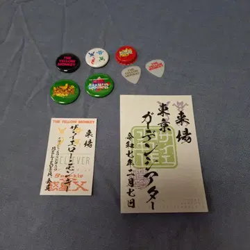THE YELLOW MONKEY 스티커, 캔뱃지, 피크, 마그넷