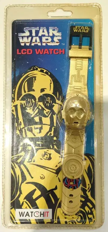 WATCHIT STAR WARS LCD WATCH C-3PO