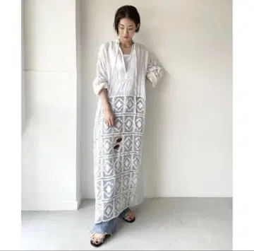 plage RIAM 레이스 맥시 원피스 38