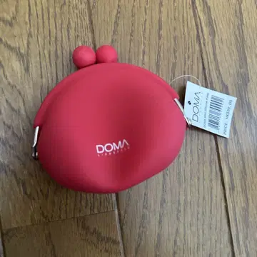 DOMA 빨간색 실리콘 코인 케이스
