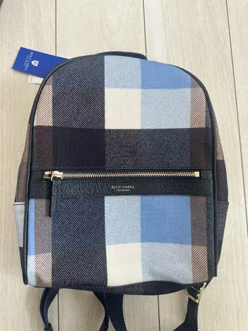 BLUE LABEL 체크 무늬 백팩