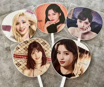 새상품 세트 TWICE MOMO 허벅지 부채 5개 묶음 판매