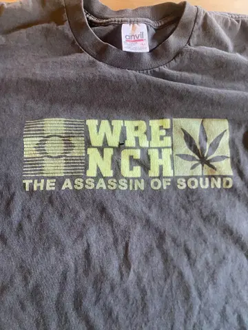 WRENCH 티셔츠 블랙 THE ASSASSIN OF SOUND