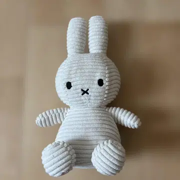 미피 코듀로이풍 토끼 봉제 인형 약 30cm