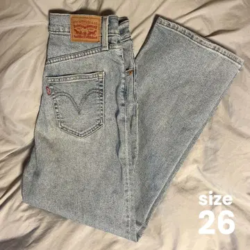 리바이스 Levi's RIBCAGE 스트레이트 앵클 데님 26