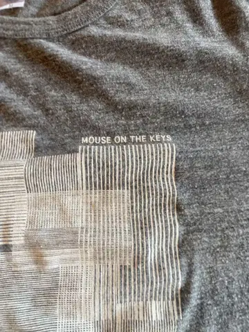 MOUSE ON THE KEYS 그레이 티셔츠 M