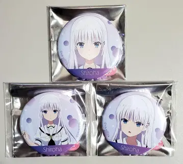 Summer Pockets 마치아소비 표정 캔뱃지 시로는 3점