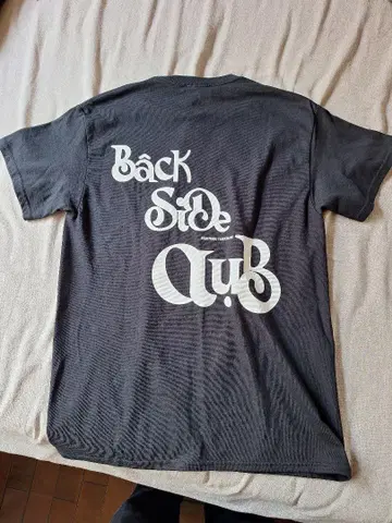 미사용품 backsideclub T-SHIRT / BLACK 티셔츠