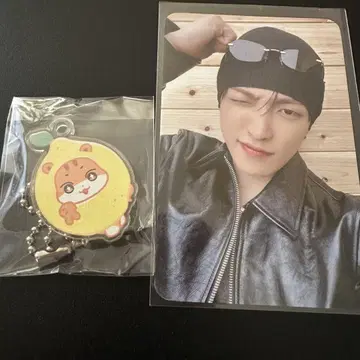 ATEEZ 홍중 포토 카드 쭝라미 아크릴 키링
