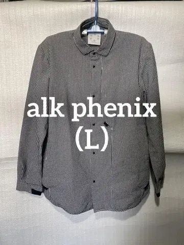 아루쿠 피닉스 dou 셔츠 체크 셔츠 L 사이즈