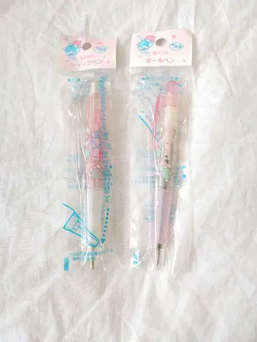 레어 산리오 키키라라 리틀트윈스타 볼펜 샤프 샤프 레트로