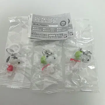 PEANUTS 피넛 스누피 메지루시 액세서리 3세트