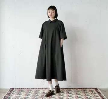 foufou 프리미티브 셔츠 칼라 원피스