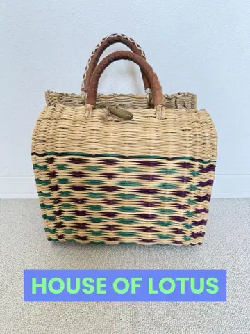 HOUSE OF LOTUS 바스켓백