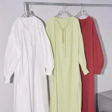 TODAYFUL 화이트 Gather Caftan Dress 38