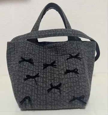 Gypsohila Town Bag (S) 리본 백 아야코 블랙
