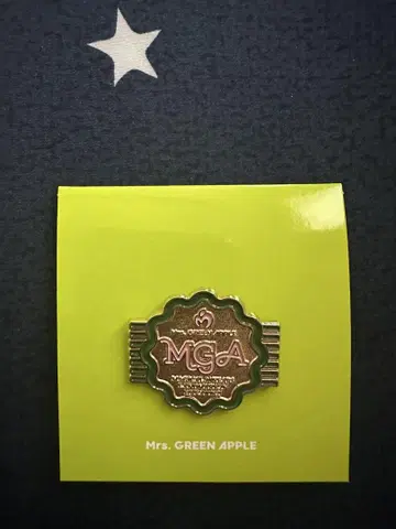 Mrs. GREEN APPLE 핀 배지
