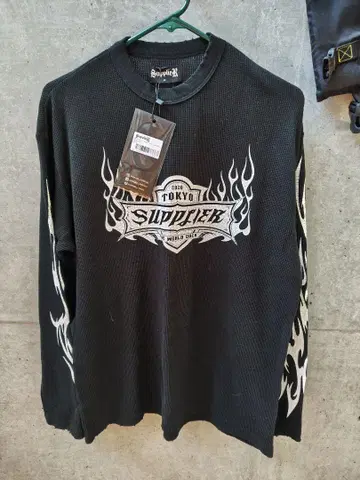 SUPPLIER 긴팔 티셔츠 M 블랙